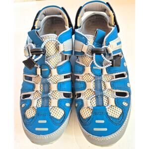 Saguaro Water Hiking Trail Sport Sandal Womens Size 8.5 Blue Gray Triathlete